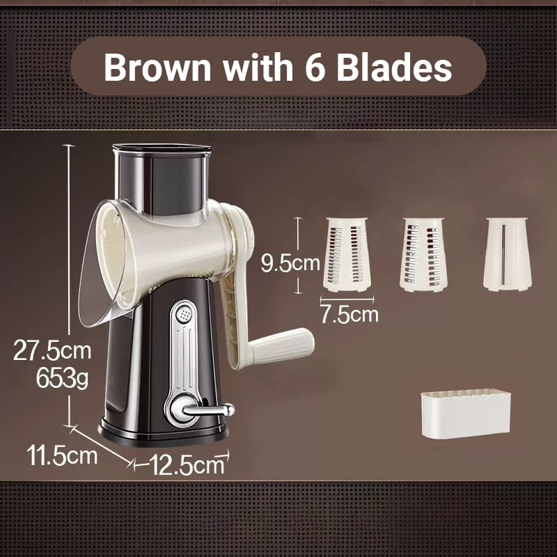 🔥Hot Sale🔥Multifunctional Rotary Vegetable Grater with Handle