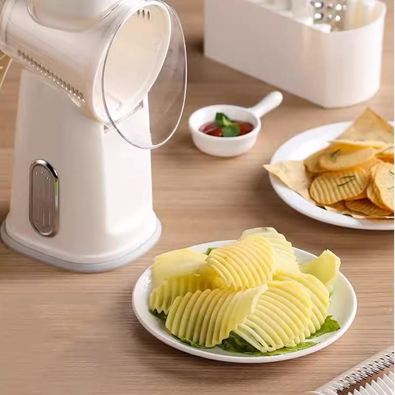 🔥Hot Sale🔥Multifunctional Rotary Vegetable Grater with Handle