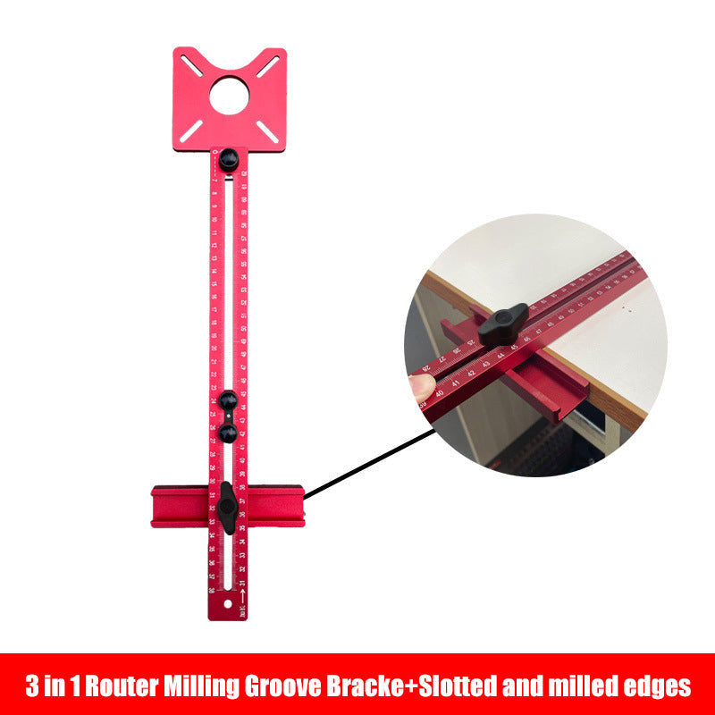 🔥HOT SALE - 50% OFF🔥3 in 1 Router Milling Groove Bracke