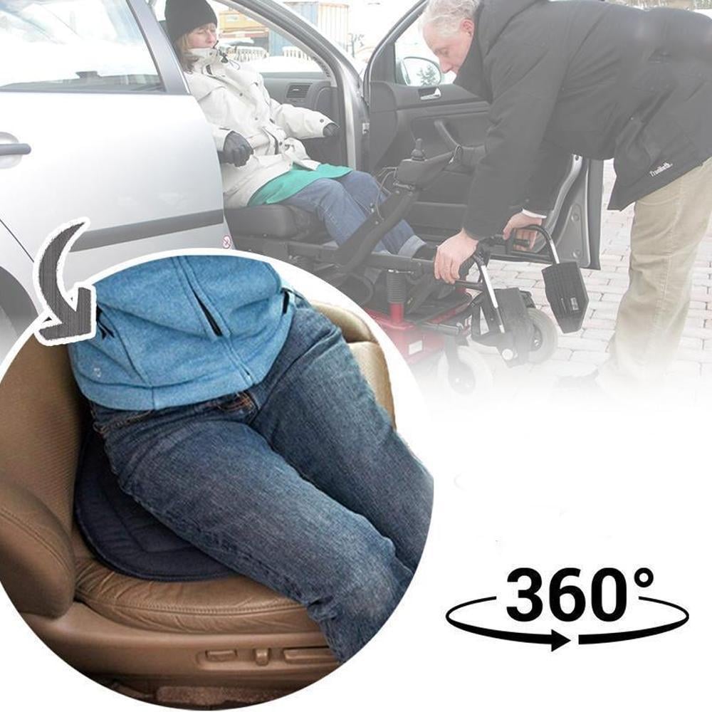 🔄 360° Spin to Comfort—Perfect for Seniors & Mobility Needs! 🚗