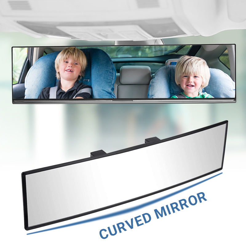 🚗 LIMITED-TIME 50% OFF! ✨ Wide Car Curved Rear View Mirror – Wide Angle, Easy Fit ✨
