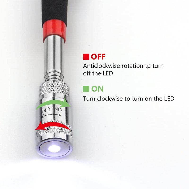 🔥Hot Sale Special 50% OFF🔥LED Retractable Magnetic Pickup