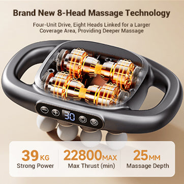 🎁Special Promotion💥16-Antrieb 8-Kopf-Massagepistolen-Set