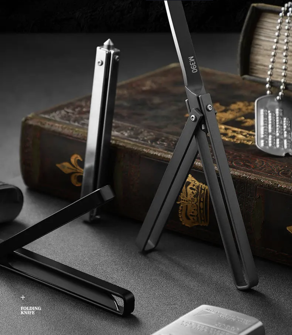 🔥Hot Sale🔥M390 CNC Folding Broken Window Pocket Knives