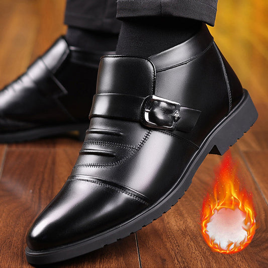 [Winter Gift] 💥GET 55% OFF💥Men's Warm Casual PU Leather Shoes