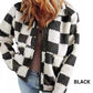 💥$100 OFF💥Women's Trendy Warm Checkerboard Jacket with Zipper Pockets