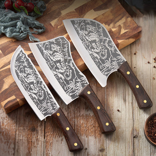 🔥Durable Sharp Tiger Pattern Stainless Steel Knife🔥