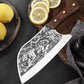 🔥Durable Sharp Tiger Pattern Stainless Steel Knife🔥