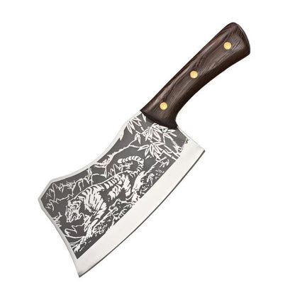 🔥Durable Sharp Tiger Pattern Stainless Steel Knife🔥