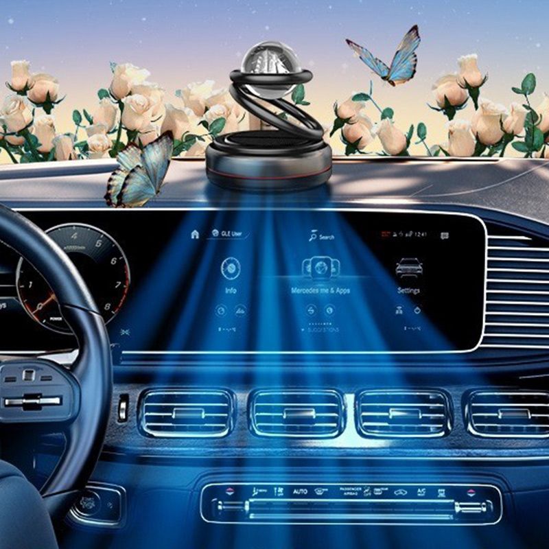 🎁Christmas Hot Sale🎄Solar Interplanetary Suspension Car Fragrance Air Freshener