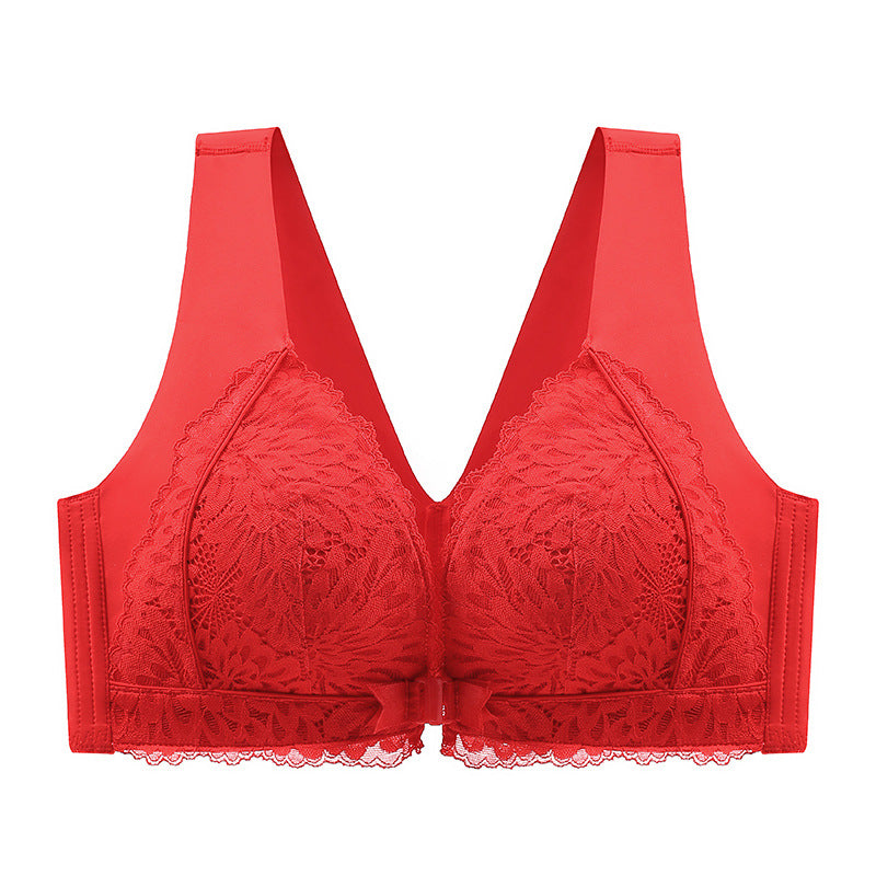 💕Women's Front-Clasp Lace Bra with Lift and Anti-Sagging Design💕