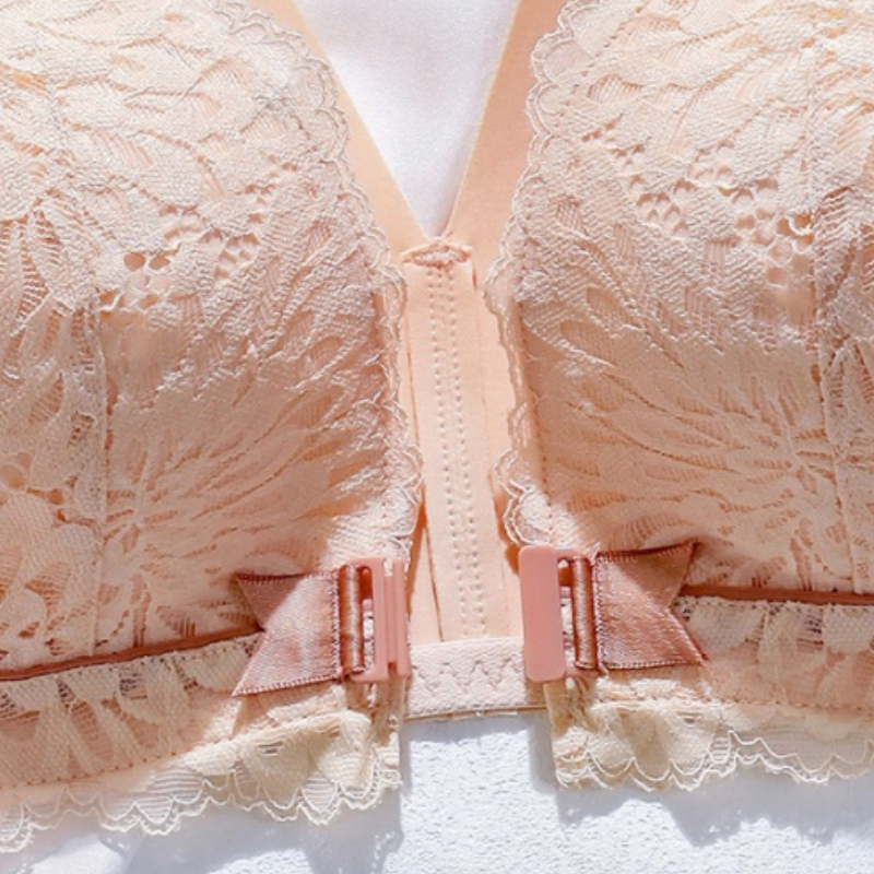 💕Women's Front-Clasp Lace Bra with Lift and Anti-Sagging Design💕