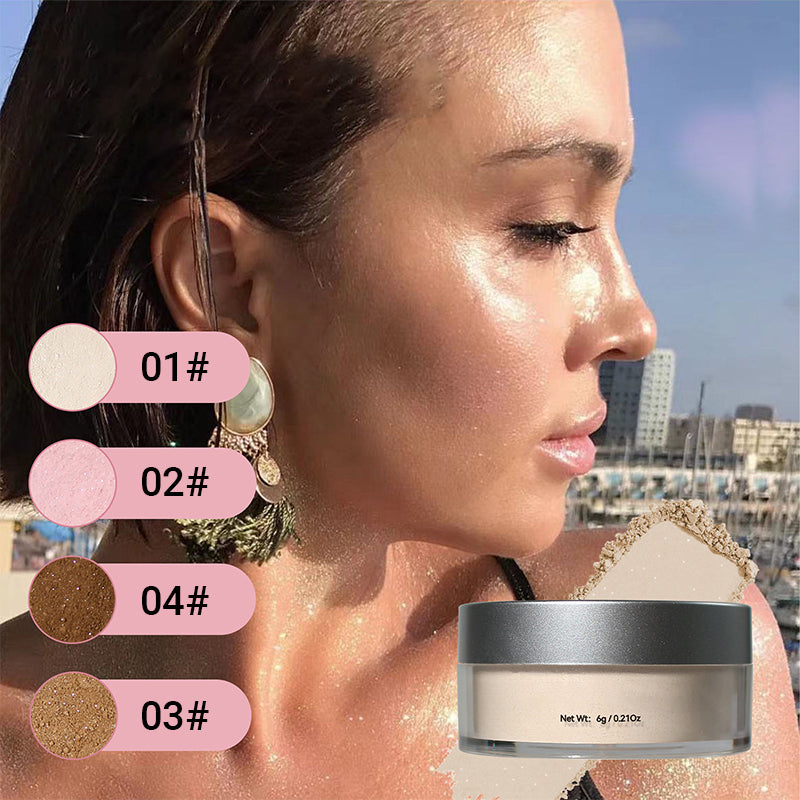 💕Hot Sale💕Oil Control Setting Pearlized Loose Powder