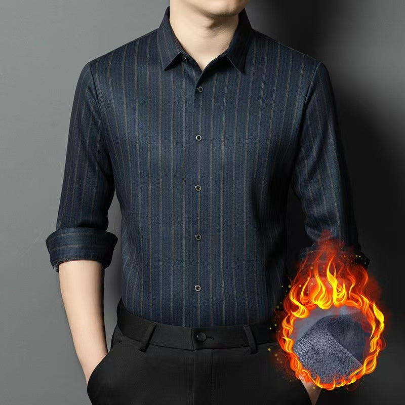 🔥NEW YEAR HOT SALE - 56% OFF🔥Men's Thermal Warm Button Down Shirt