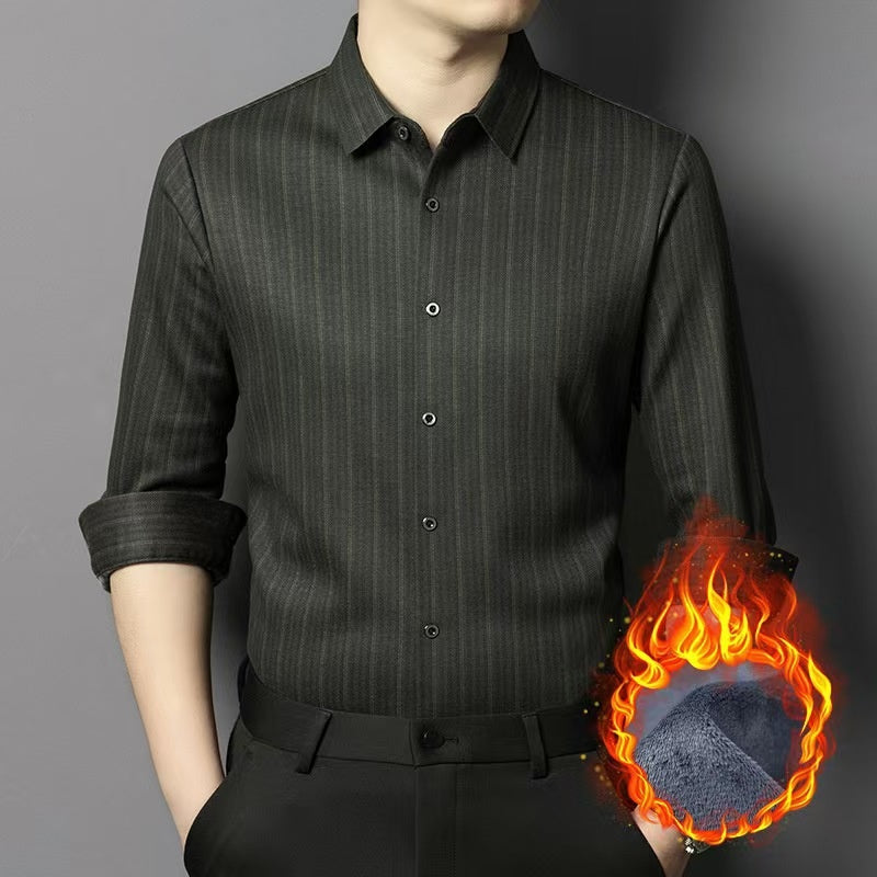 🔥NEW YEAR HOT SALE - 56% OFF🔥Men's Thermal Warm Button Down Shirt