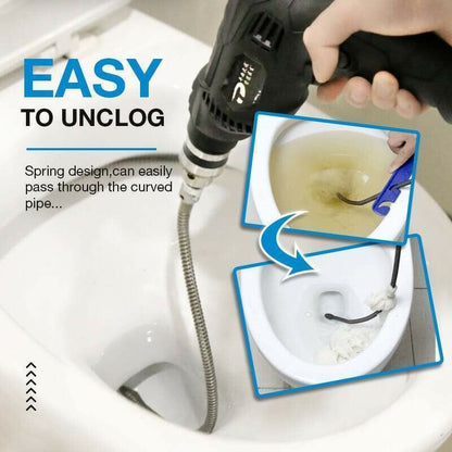 🚽 50% OFF NOW! ⚡ Electric Drain Dredging Spring – Powerful Unclogging, Flexible Cable & Easy to Operate 🛠️