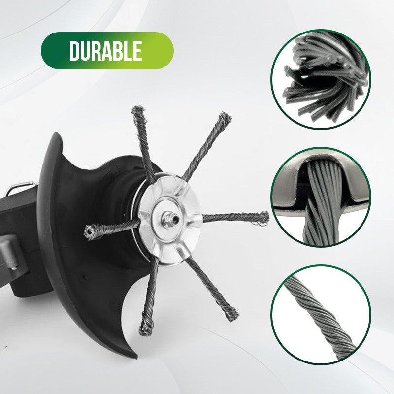 🌿 BUY 1, GET 1 FREE! 🔧Thread trimmer replacement head，Steel wire grass cutting head🌿