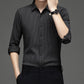 🔥Men's Business Casual Thickened Striped Top