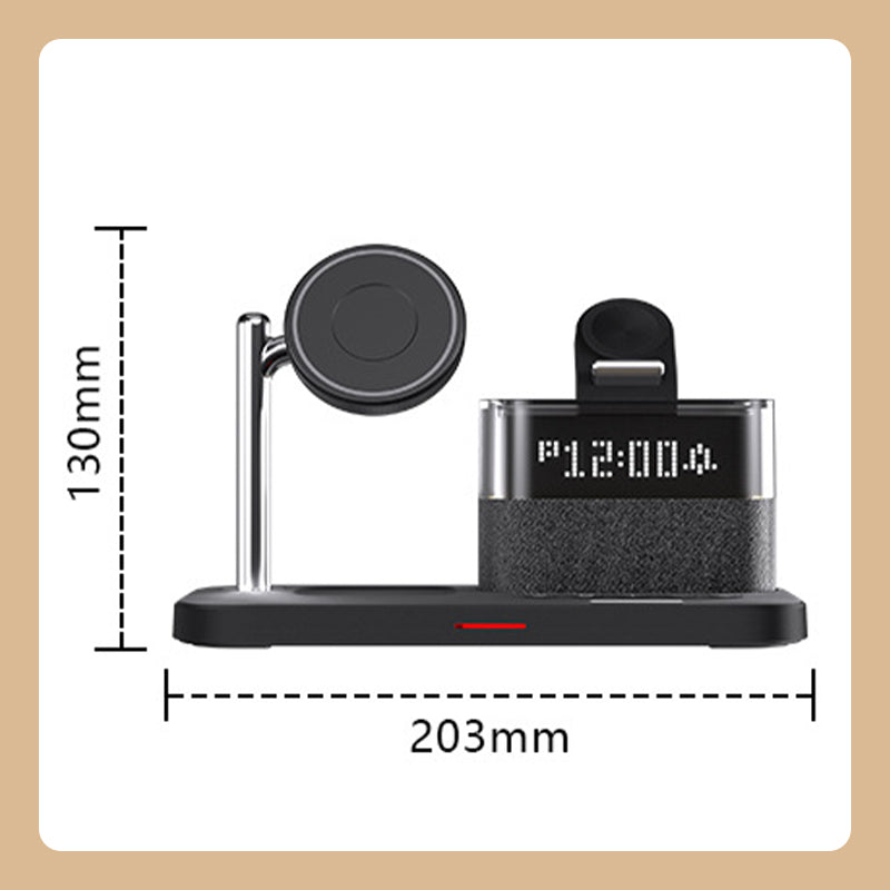 🔥2025 HOT SALE - 50% OFF🔥3-in-1 Wireless Charging Station with Alarm Clock