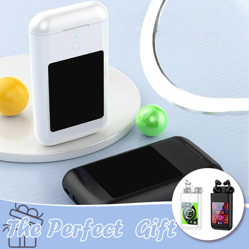 🔥Hot Sale 49% off for a limited time⏳Portable 3-in-1 Charger Multimedia Bluetooth Earbuds