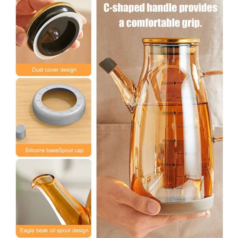 🔥Oil Dispenser Bottle with Drip Free Spout