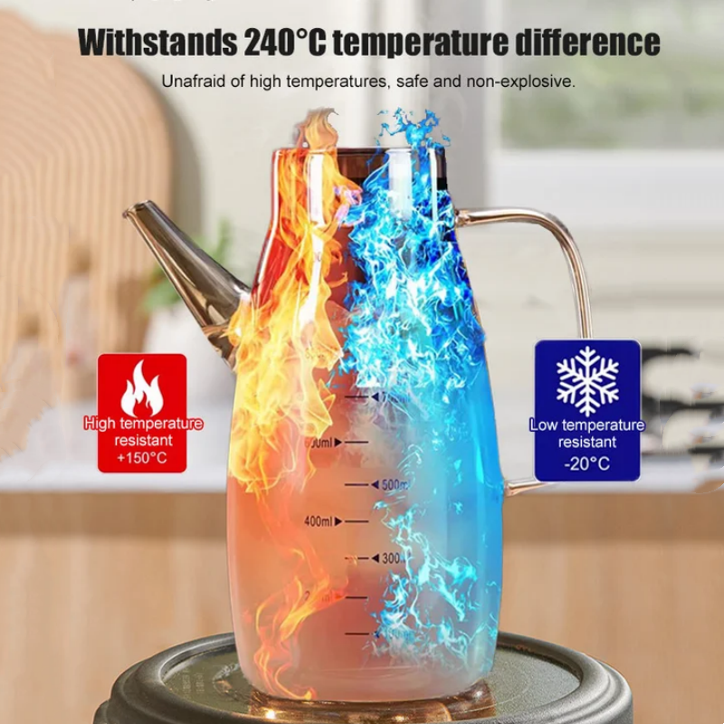 🔥Oil Dispenser Bottle with Drip Free Spout