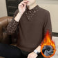 🔥HOT SALE -49% OFF🔥Men's Casual Warm Long Sleeve Faux Two-Piece Top