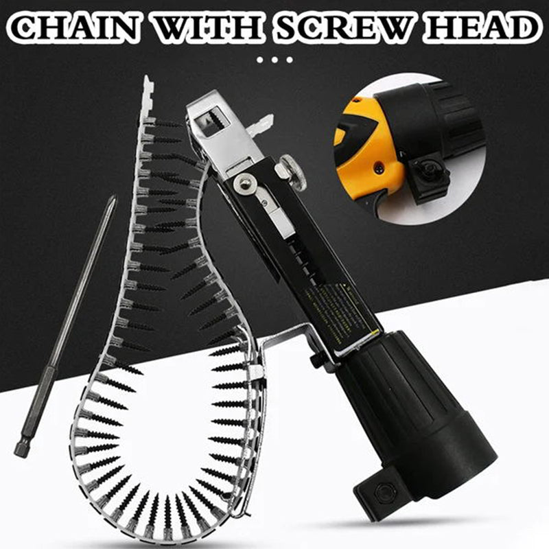 💯HOT SALE-50% OFF🔥Chain Nail Gun Adapter Automatic Drill Nailer