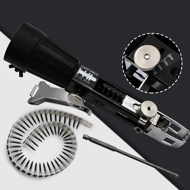 💯HOT SALE-50% OFF🔥Chain Nail Gun Adapter Automatic Drill Nailer