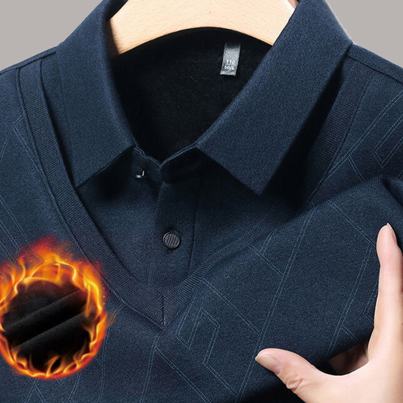 🔥Men's False Two Piece Set Long Sleeve Shirt