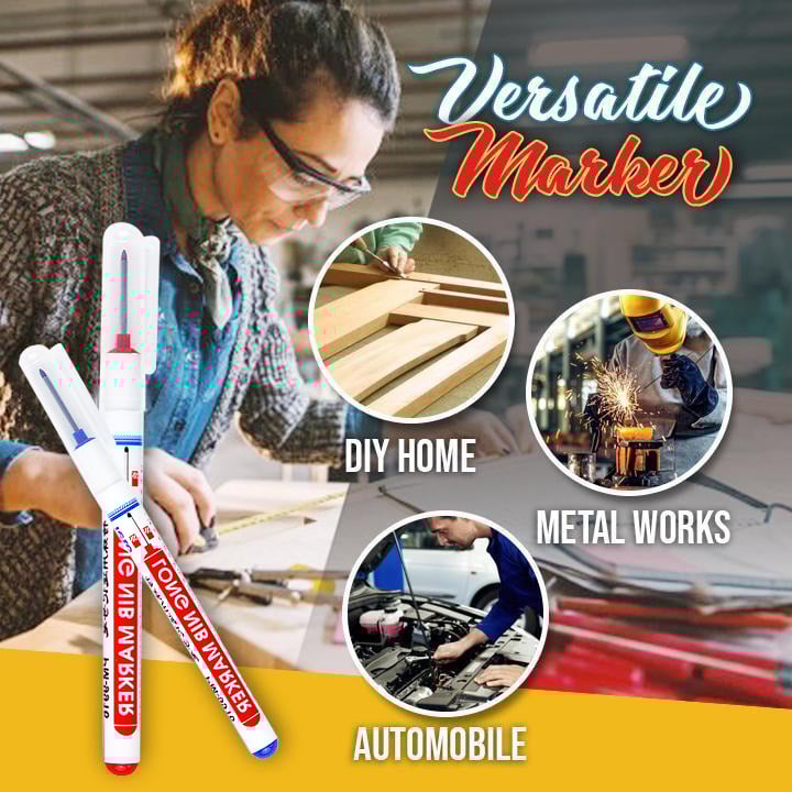 🔥Multi-purpose Woodworking Long Nib Marker