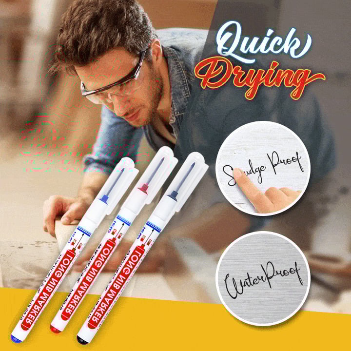 🔥Multi-purpose Woodworking Long Nib Marker