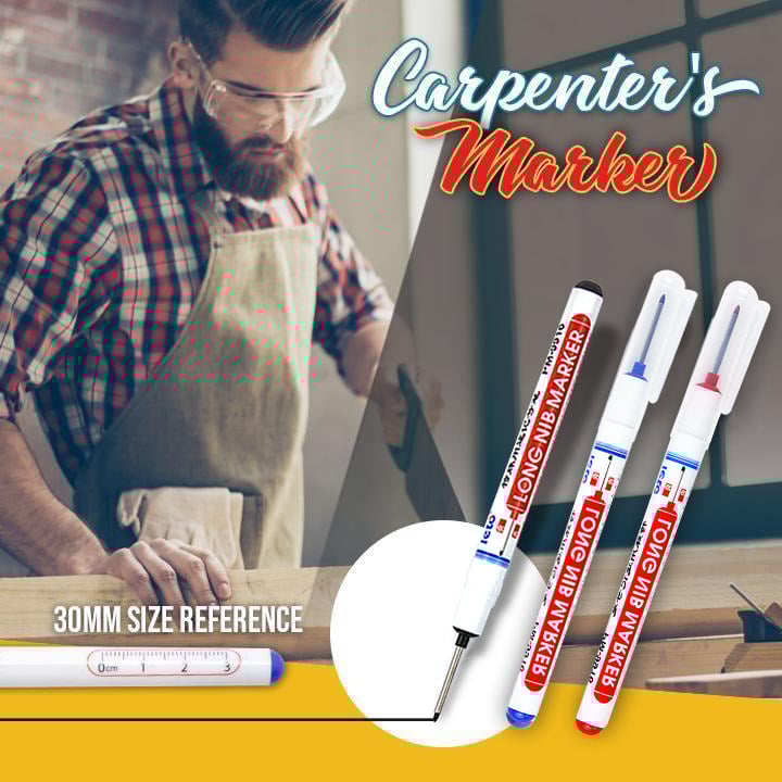 🔥Multi-purpose Woodworking Long Nib Marker