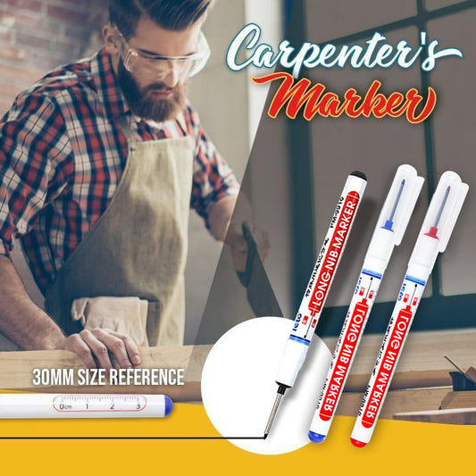 🔥Multi-purpose Woodworking Long Nib Marker