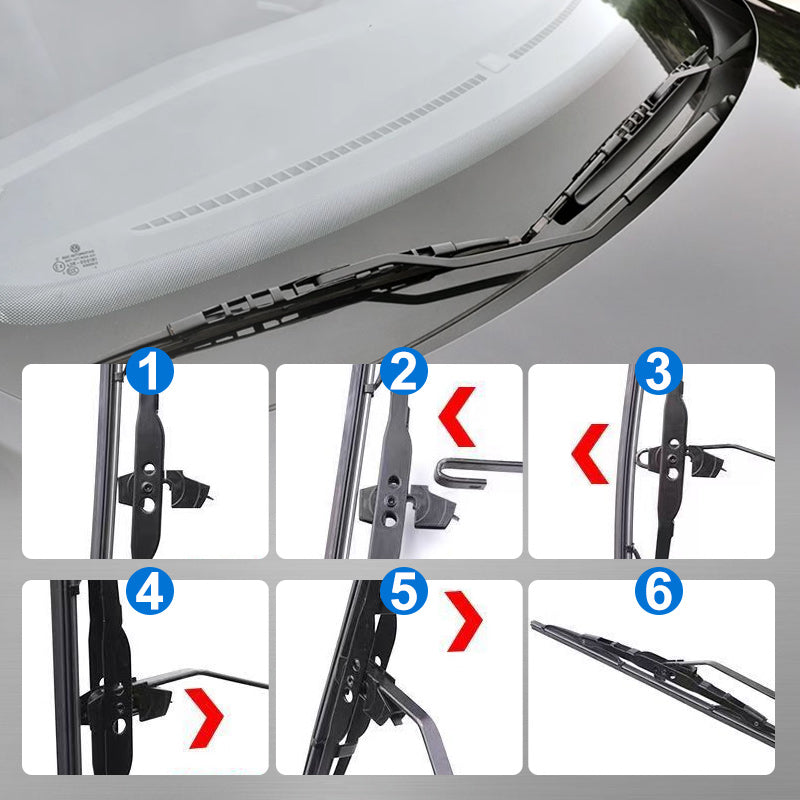 💯HOT SALE🔥Universal Hook Interface Windshield Wiper