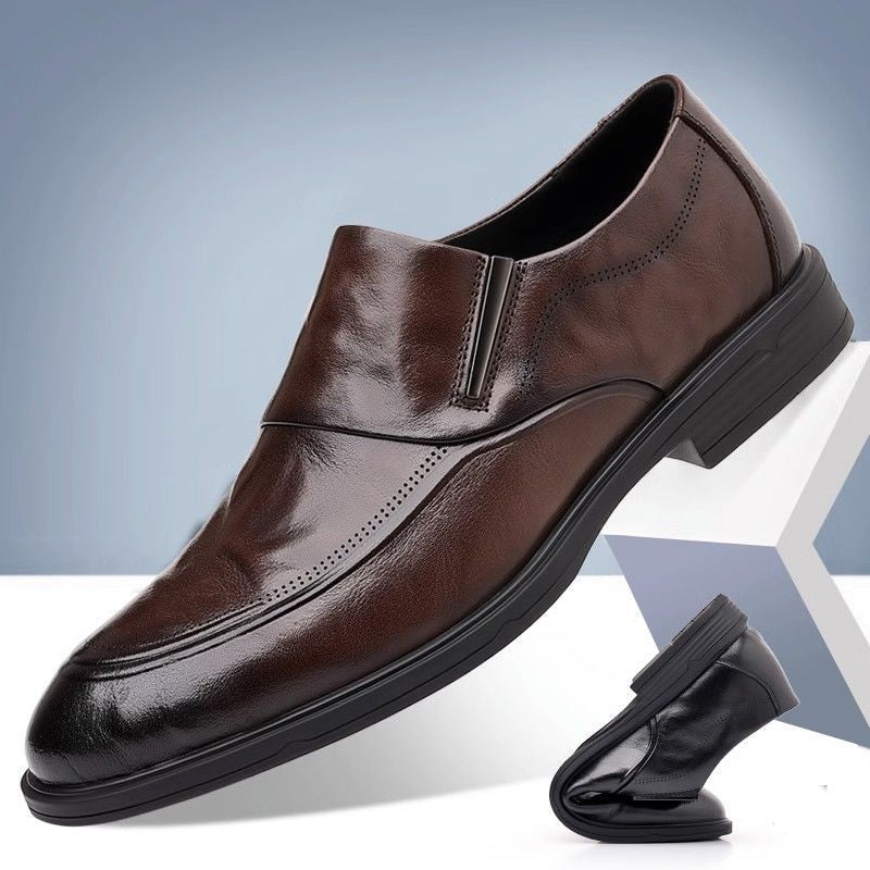 🎁Men's Business Casual Slip-On PU Leather Shoes👞
