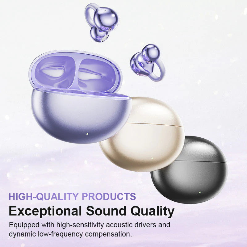 🫧Last Day Promotion-50% Off🫧🎧Lightweight Open Ear Clip Bluetooth Headphones