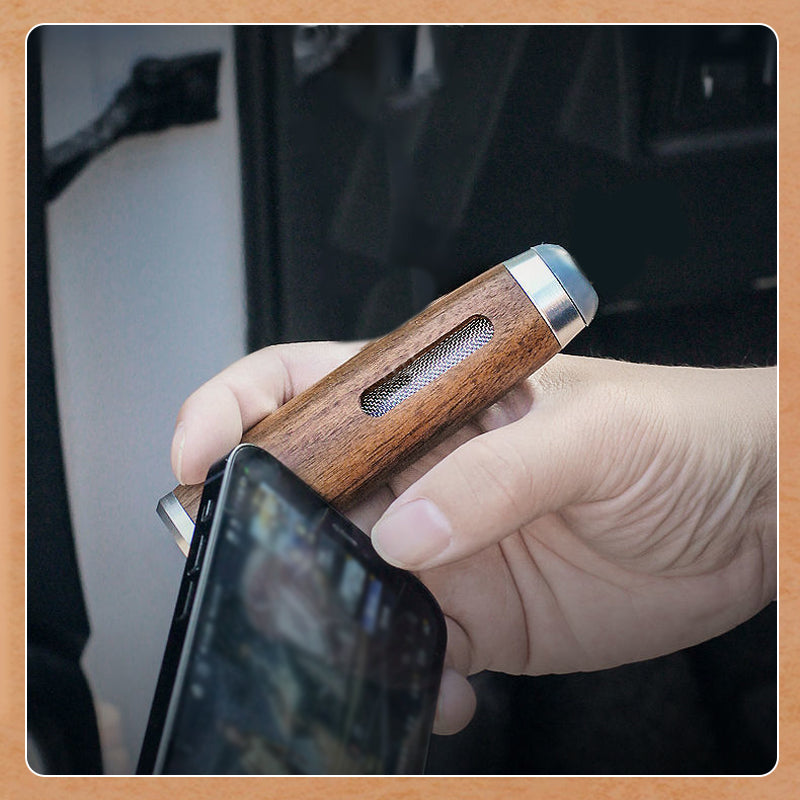 🔥2025 HOT SALE🔥Wooden Handheld Anti Soot-Flying Car Cigarette Holder
