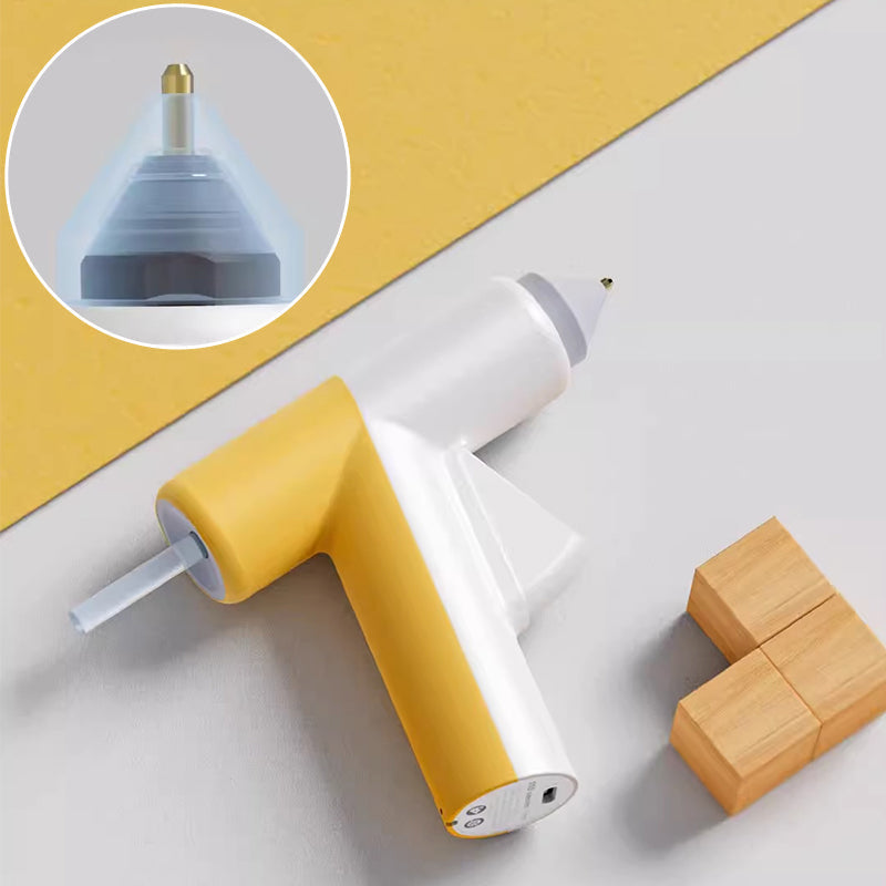 🎁2025 HOT SALE👨‍👩‍👧‍👦Cordless Hot Glue Gun with Hot Glue Sticks