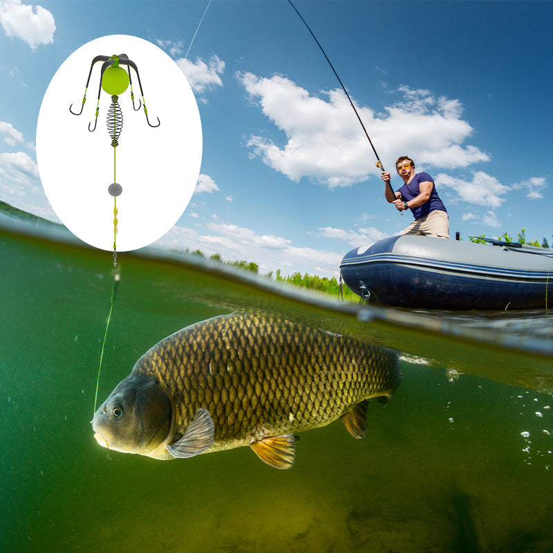 💯Limited Time Half Price-Four Hook Anti-tangle Fishing Kit