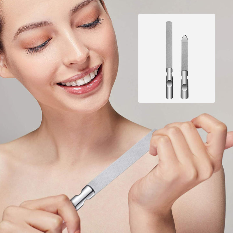 💅Buy 2 Get 1 Free💖Double Sided Stainless Steel Nail File