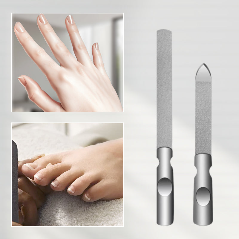 💅Buy 2 Get 1 Free💖Double Sided Stainless Steel Nail File