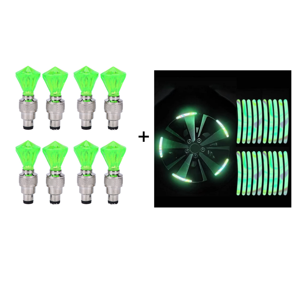 🏍️ Motorcycle Water-Resistant Wheel Tire Lights – Stylish, Bright & Safe Night Riding 🌟💦