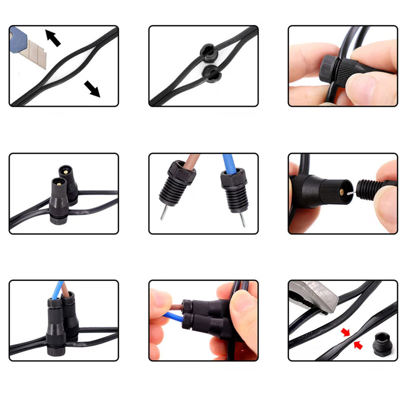 🔥Water-Resistant Low-Voltage Wire Connector for Landscape Lights