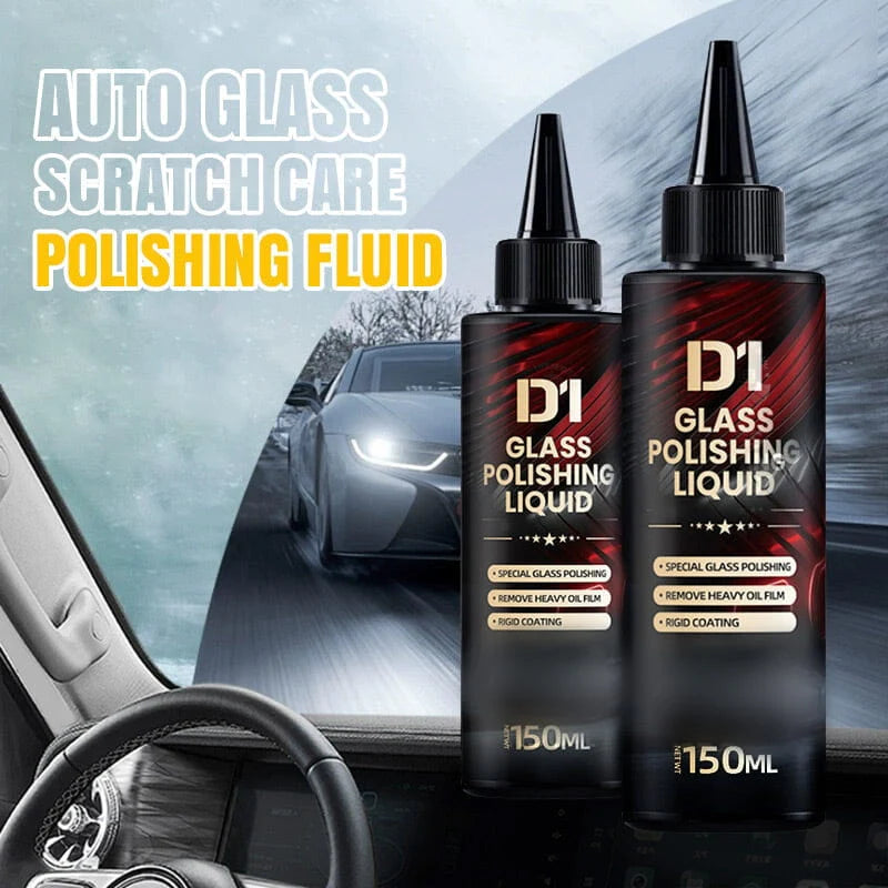✨Auto Glass Scratch Care Polishing Fluid – Scratch-Free, Crystal-Clear Views! 🚗