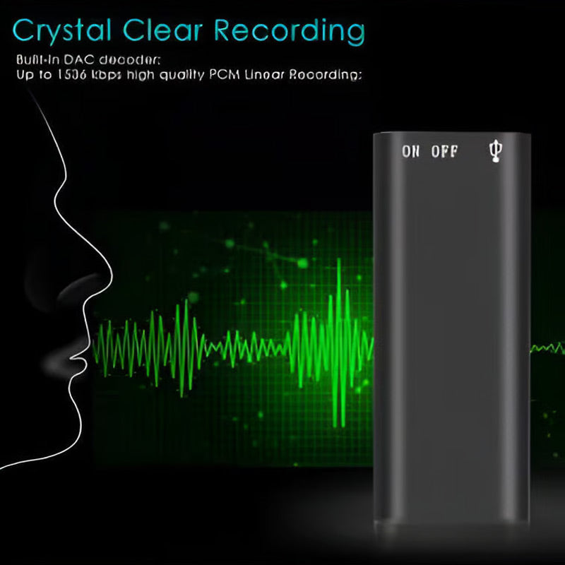💥Mini Digital Audio Voice Recorder Pen Dictaphone🔥Never Miss a Word Again!📌
