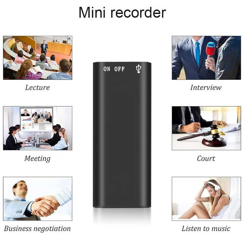 💥Mini Digital Audio Voice Recorder Pen Dictaphone🔥Never Miss a Word Again!📌