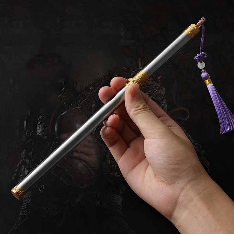 Portable Fruit Knife with Sheath & Chinese Style Tassel