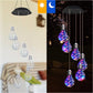 🔥2025 HOT SALE🔥Colorful LED Solar-Powered Light Bulb Wind Chimes