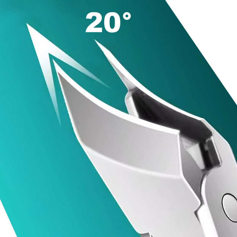 💅 50% OFF NOW! ✨ Anti-Splash 25° Slant Edge Nail Clipper 3-Piece Set – Precise Cut, Comfortable Grip & Safe Splash Guard ✂️